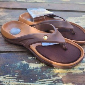 Hawaiian Jellys Slide Flip Flop Thong Flat Sandals Women's Sz 9